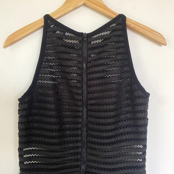 Parker Conner Neoprene Sheath Dress in Black Small - Picture 9 of 9